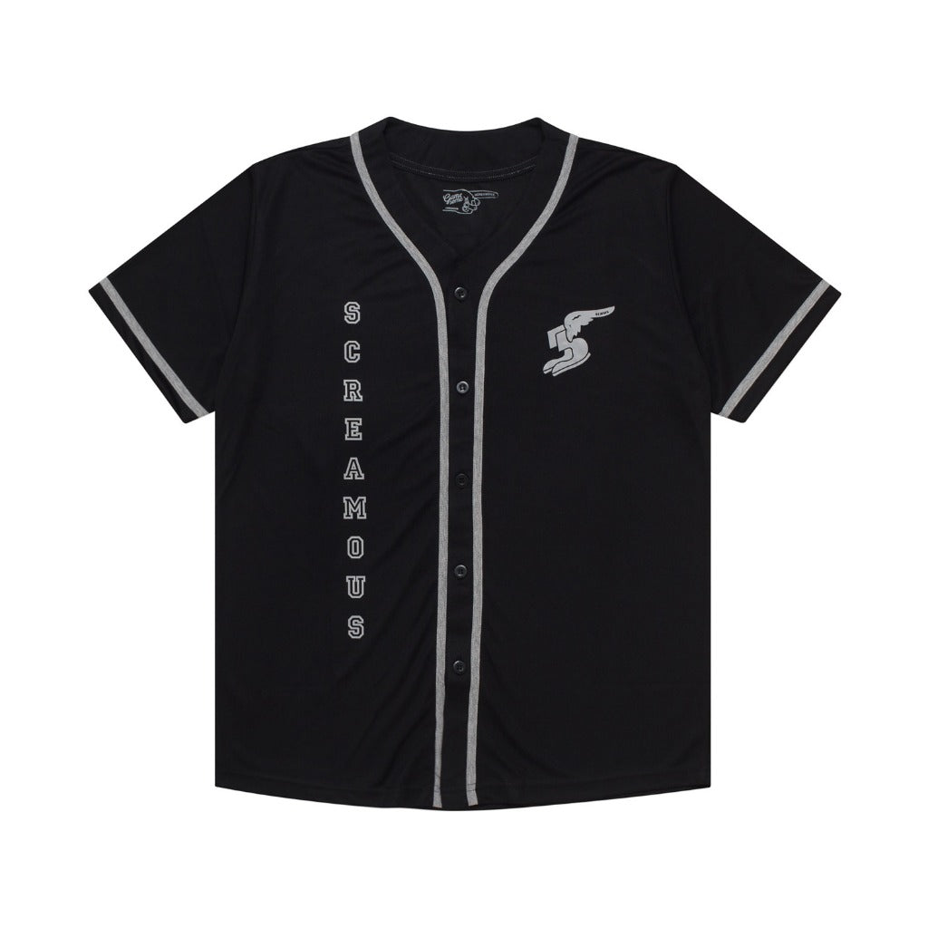 T-Shirt BaseBall FIFTY FIVERS BLACK REFLECTIVE