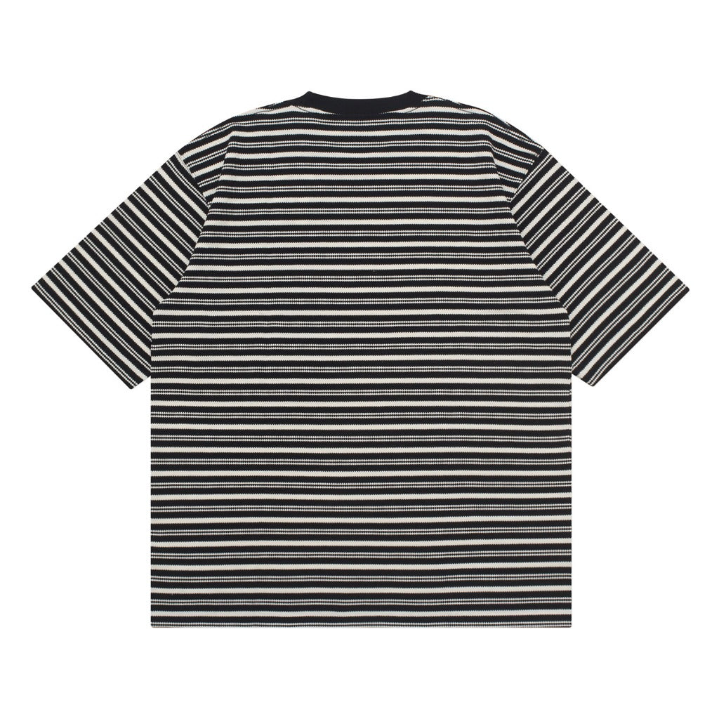 T-Shirt Stripe OVERSIZED AZULF BLACK WHITE