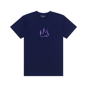 T-Shirt CROWN BRUSH NAVY BLUE