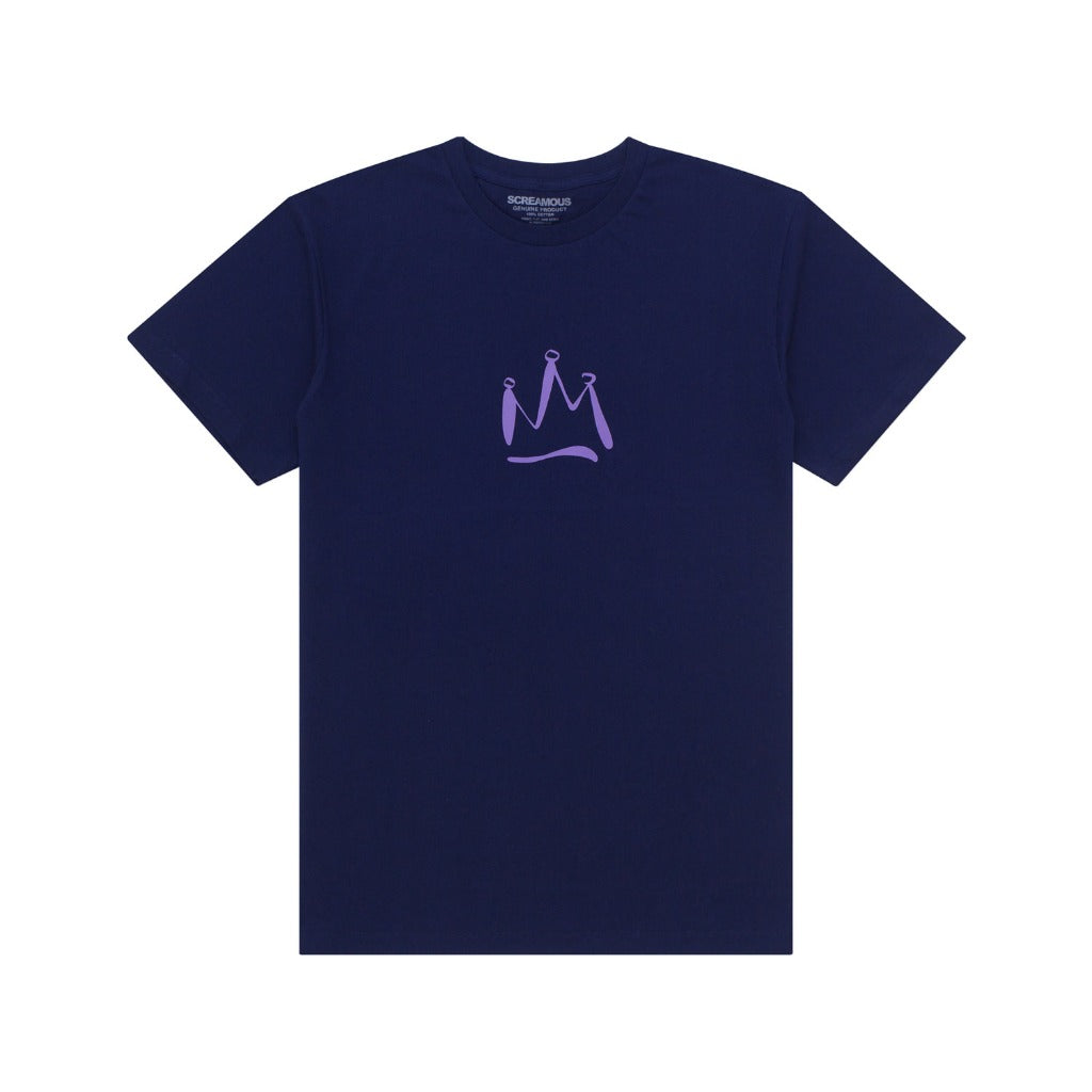 T-Shirt CROWN BRUSH NAVY BLUE