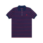 Load image into Gallery viewer, Polo Shirt Stripe MORD NAVY RED
