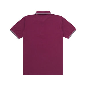 Polo Shirt CROWN LINE GREY MAROON