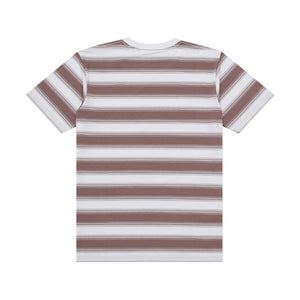 T-Shirt Stripe JASON BROWN WHITE