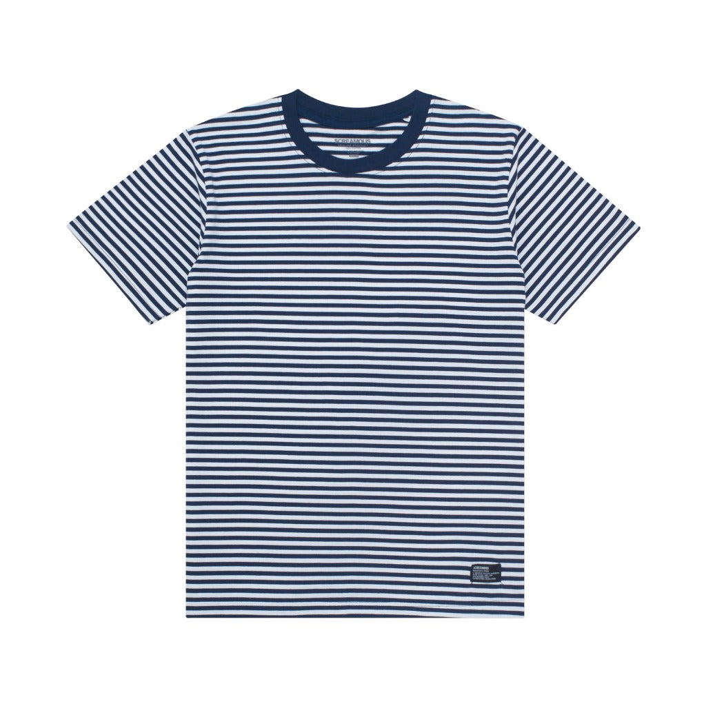 T-Shirt Stripe CURE NAVY WHITE