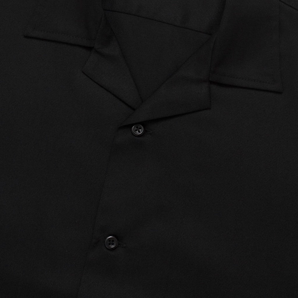 Shortsleeve Shirt Open Collar SADE BLACK