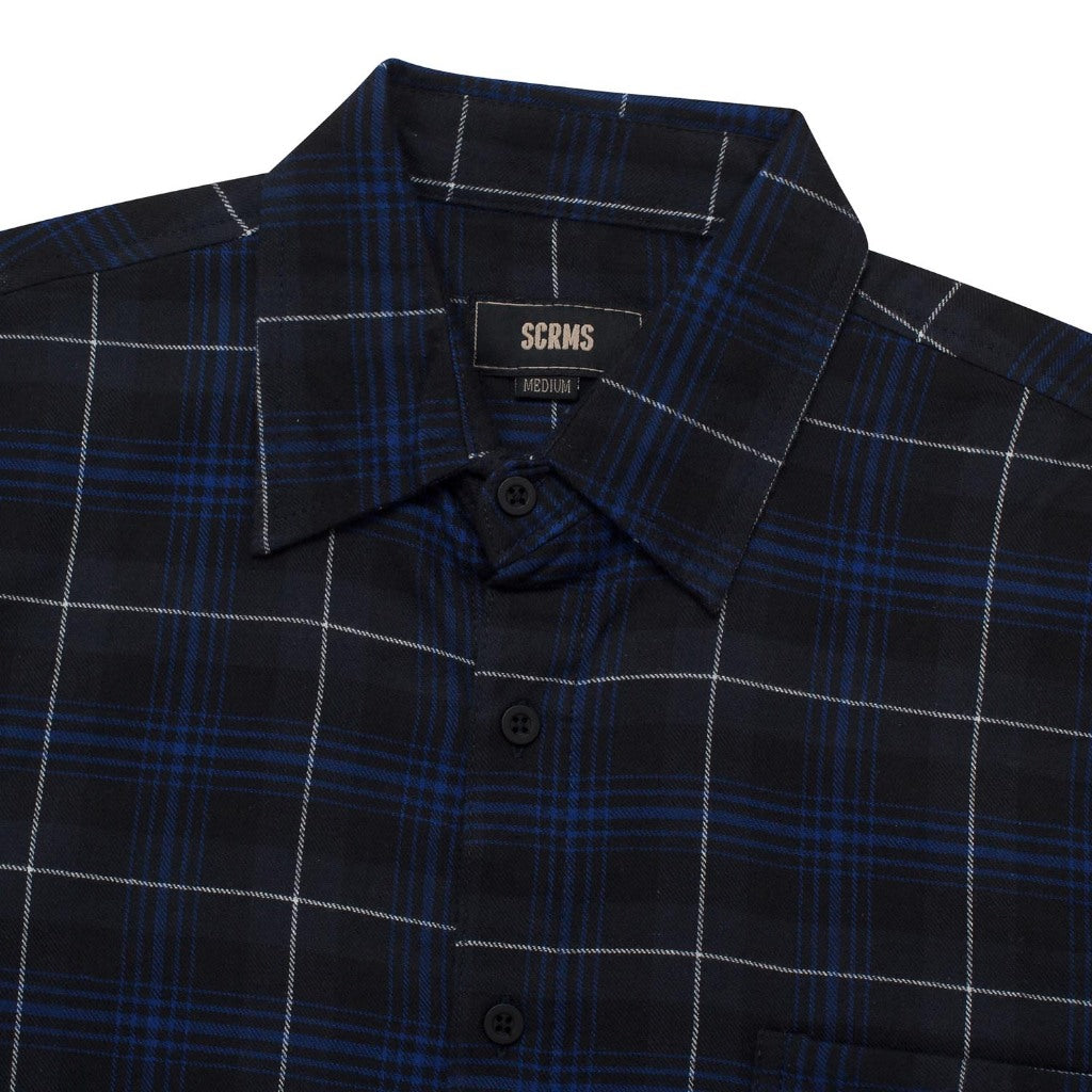 Flannel PETER BLACK NAVY