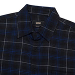 Load image into Gallery viewer, Flannel PETER BLACK NAVY

