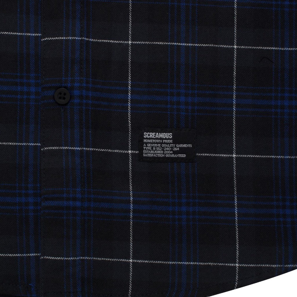 Flannel PETER BLACK NAVY