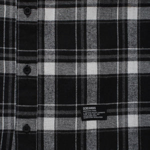 Flannel MOTEZ BLACK WHITE