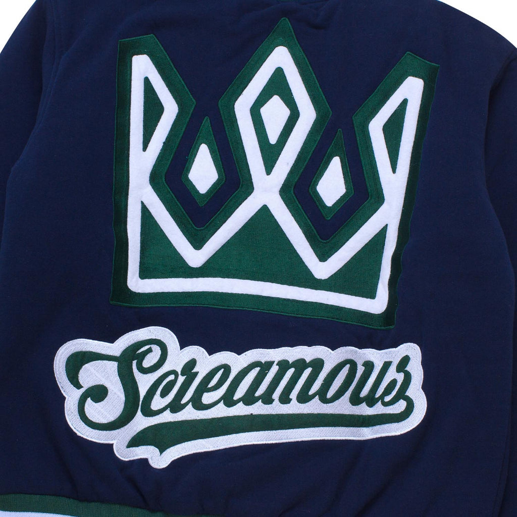 Jacket Varsity CROWNS NAVY BLUE