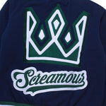 Load image into Gallery viewer, Jacket Varsity CROWNS NAVY BLUE
