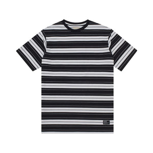 T-Shirt Stripe CLOVIS BLACK WHITE