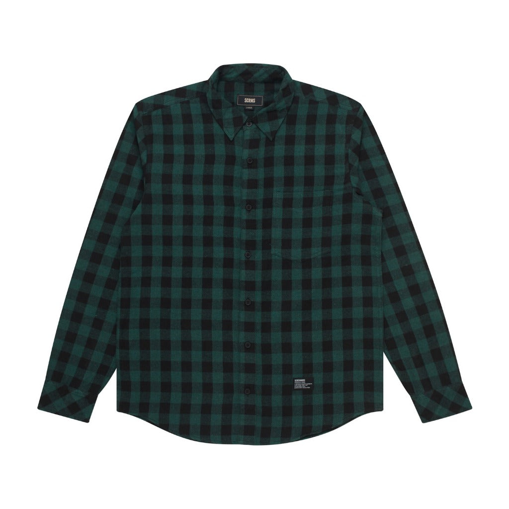 Flannel HOUSEM BLACK GREEN