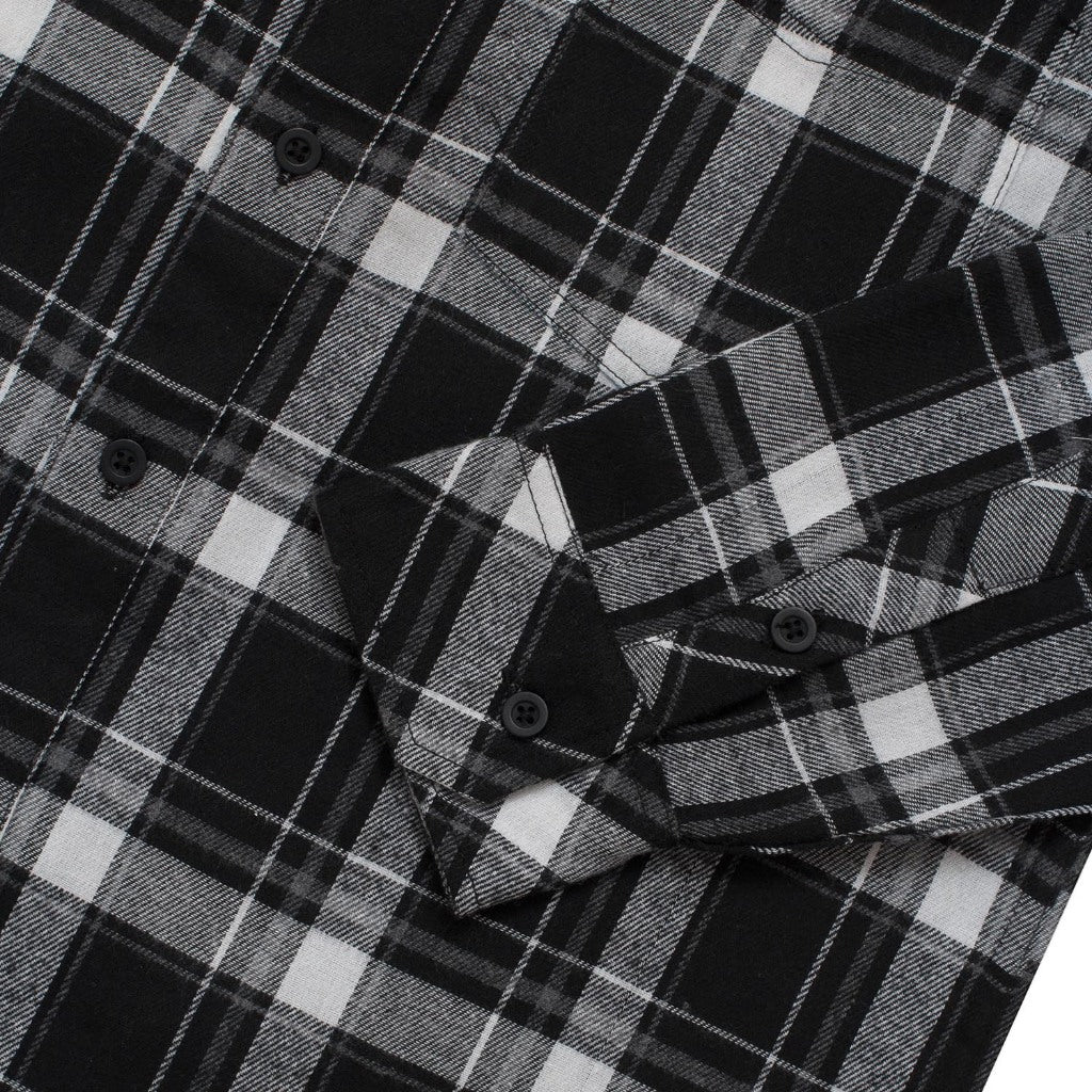 Flannel MOTEZ BLACK WHITE