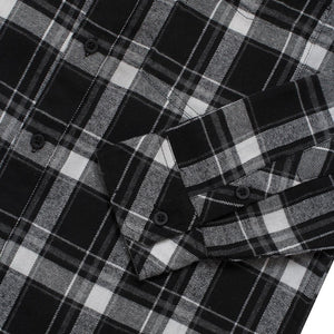 Flannel MOTEZ BLACK WHITE