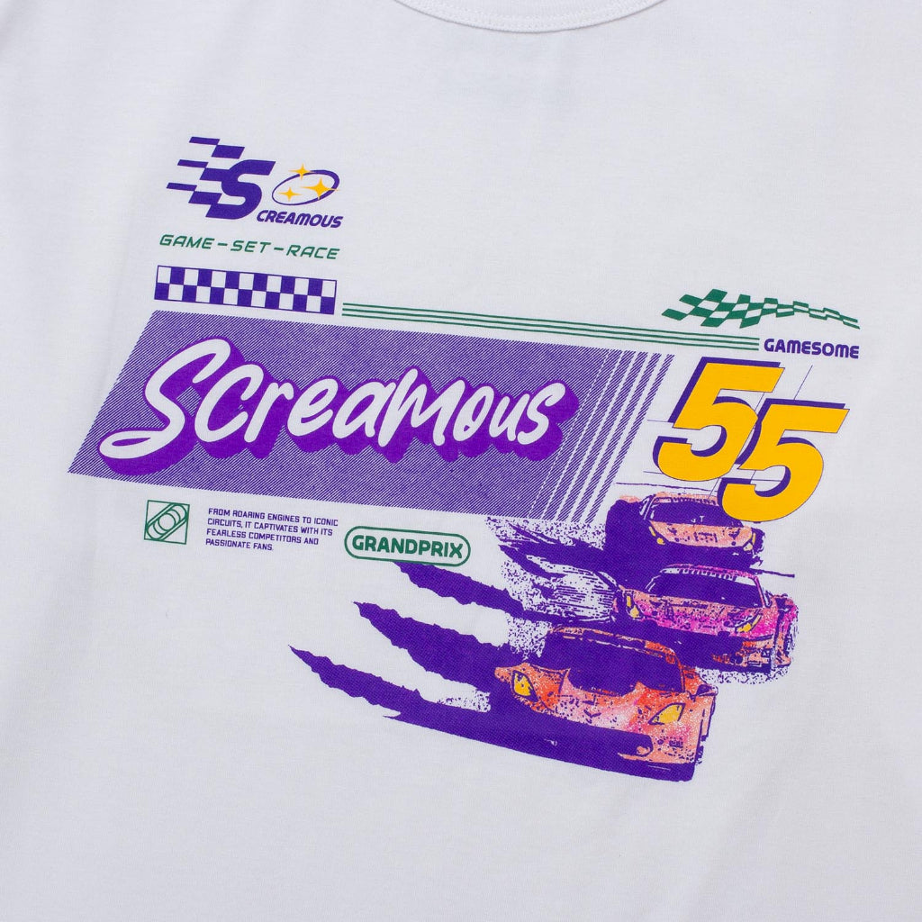 GAMESOME T-Shirt Longsleeves GT 55 WHITE