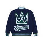 Load image into Gallery viewer, Jacket Varsity CROWNS NAVY BLUE
