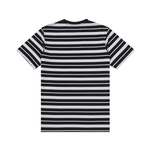 T-Shirt Stripe VALTER BLACK WHITE