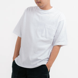 T-Shirt Pocket OVERSIZED 16s Jota White