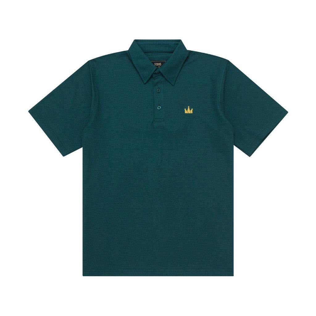 Polo Shirt CROWN GOLD GREEN