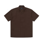 Load image into Gallery viewer, Shortsleeve Shirt Open Collar SADE BROWN
