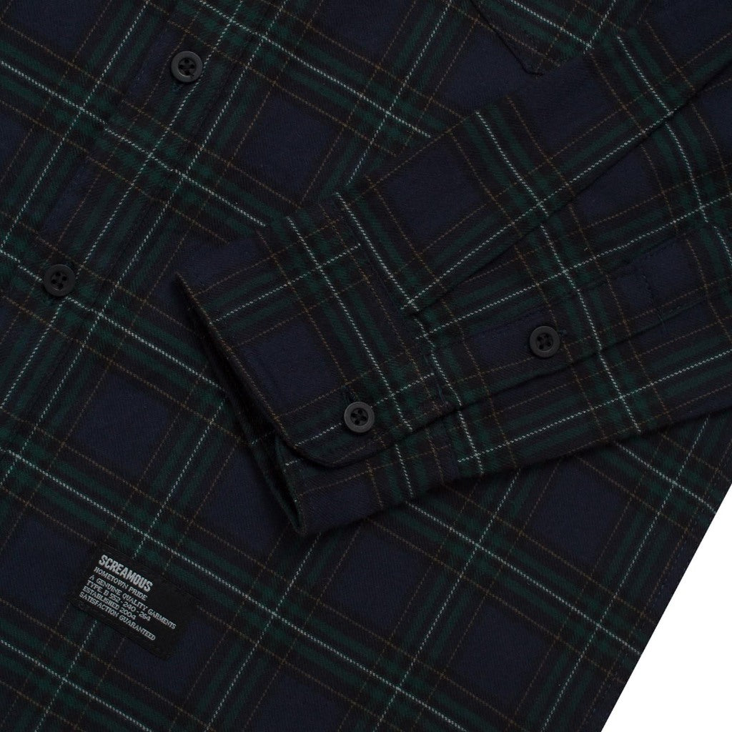 Flannel LEGIA NAVY GREEN