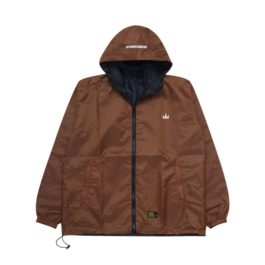 Reversible Jacket ARILE DARK BROWN - BLACK