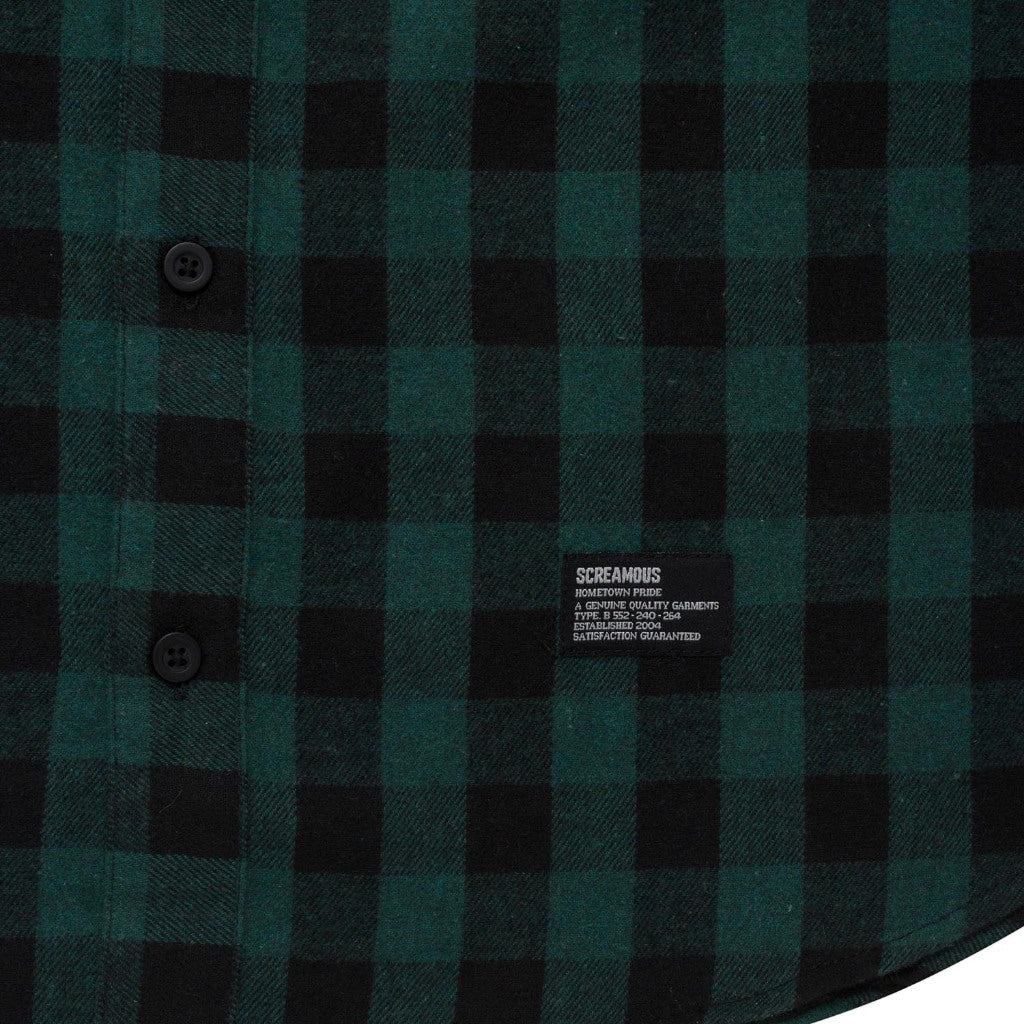 Flannel HOUSEM BLACK GREEN