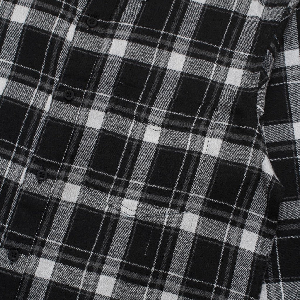 Flannel MOTEZ BLACK WHITE