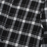 Load image into Gallery viewer, Flannel MOTEZ BLACK WHITE
