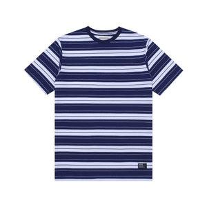 T-Shirt Stripe CLOVIS NAVY WHITE