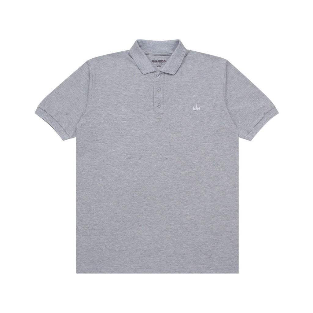 Polo Shirt CROWN SILVER MISTY GREY