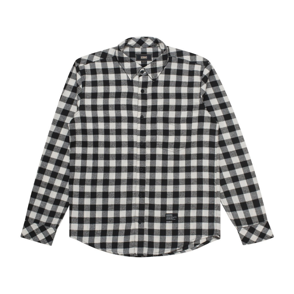 Flannel BEN BLACK CREAM