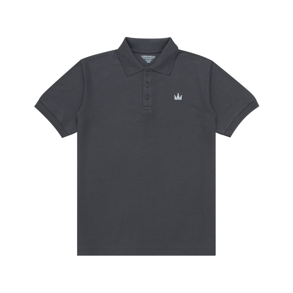 Polo Shirt CROWN DARK GREY DRK GRY