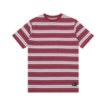 Load image into Gallery viewer, Screamous Kaos T-Shirt Stripe CLOVIS MAROON WHITE
