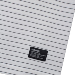 T-Shirt Stripe WEEZER WHITE BLACK