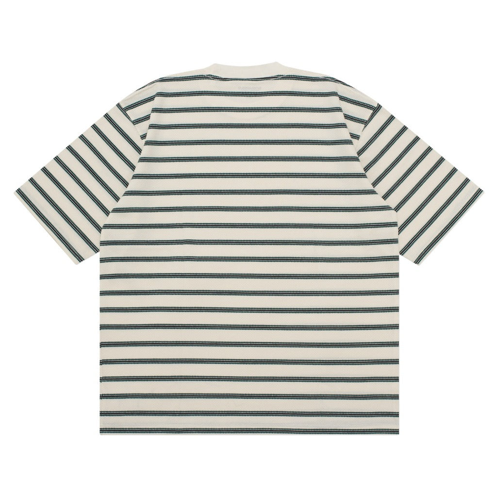 T-Shirt Stripe OVERSIZED GENAR GREEN WHITE