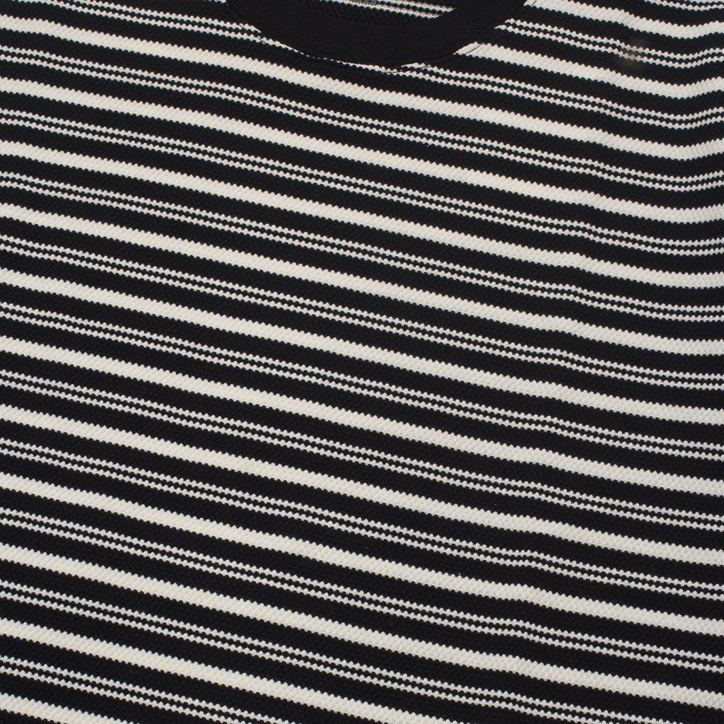 T-Shirt Stripe OVERSIZED AZULF BLACK WHITE