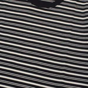 T-Shirt Stripe OVERSIZED AZULF BLACK WHITE