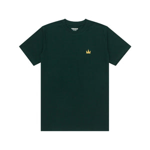 T-Shirt CROWN LOGO SS DARK GREEN