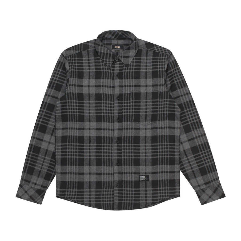 Flannel QUANES BLACK GREY
