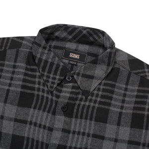 Flannel QUANES BLACK GREY