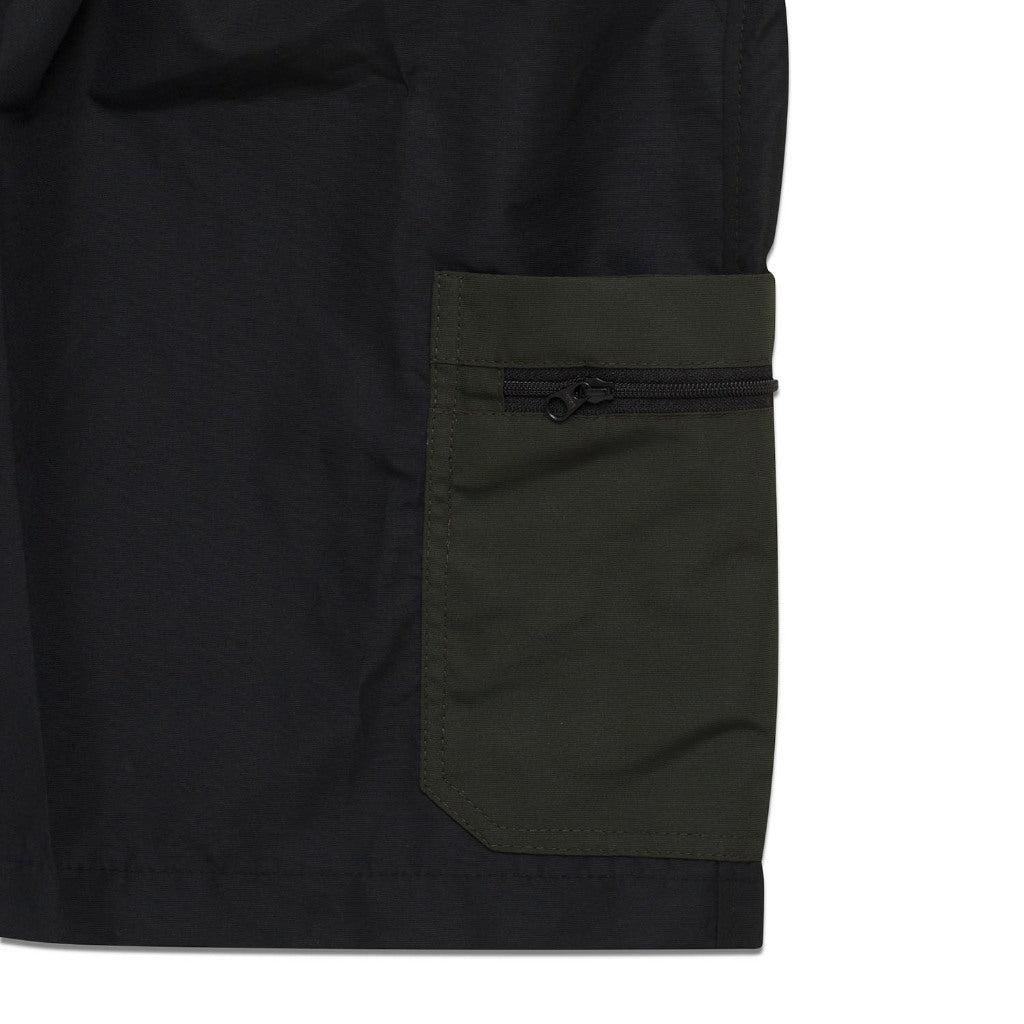 Board Short Cargo Pants HOVLIK BLACK ARMY