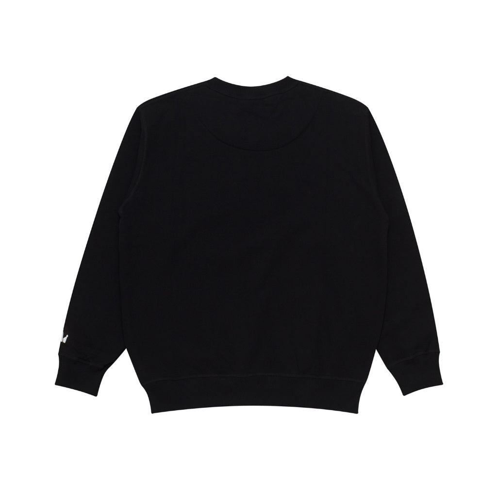 Sweater Crewneck LEGEND TINY WHITE BLACK