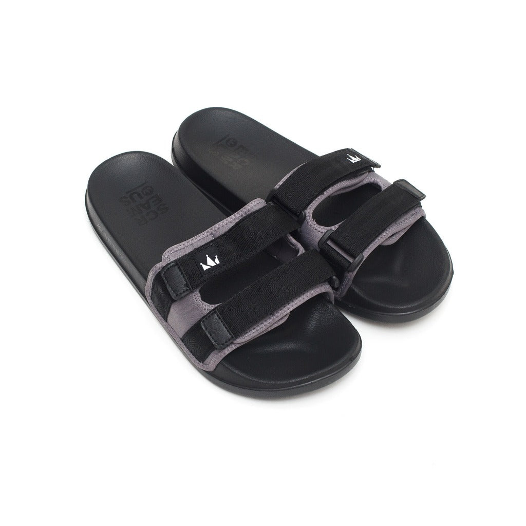 Slippers Sandals TERRY BLACK GREY