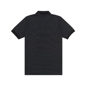 Polo Shirt Stripe MARIO BLACK MISTY