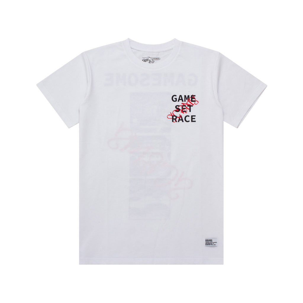 GAMESOME T-Shirt RACEAWAY WHITE