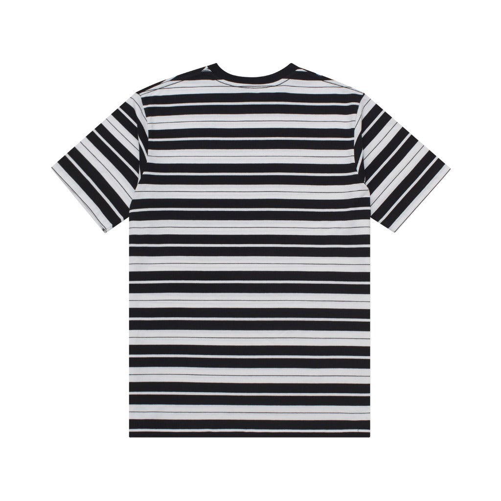 T-Shirt Stripe FILBERT BLACK WHITE