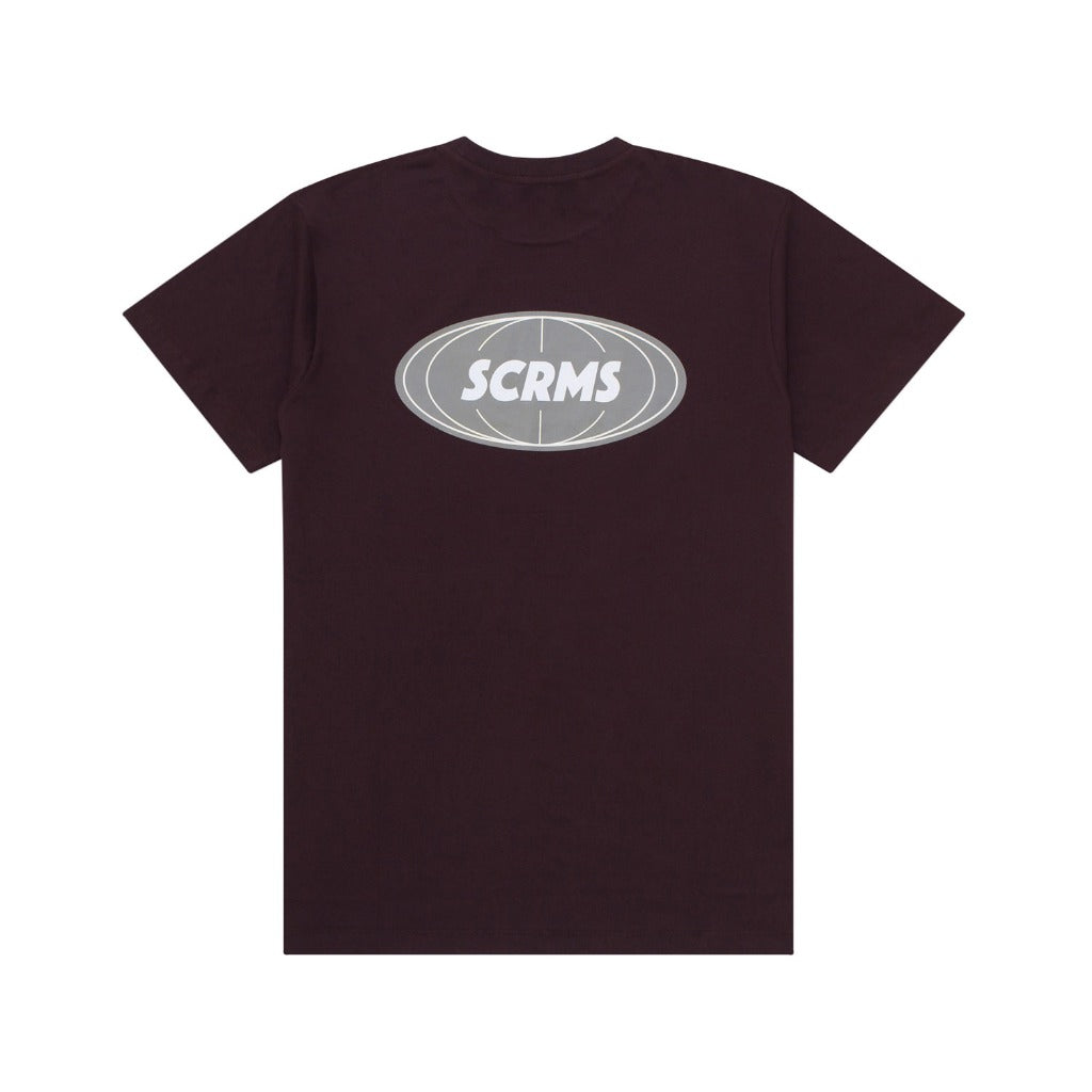 T-Shirt GLOBE BURGUNDY