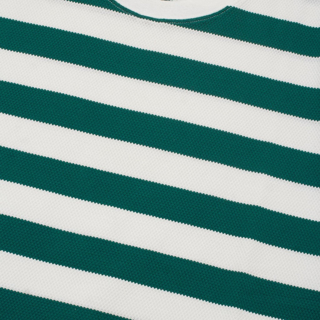 T-Shirt Stripe OVERSIZED SENDHY GREEN WHITE